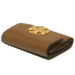 Tory Burch Tan Camel Leather Women’s Mini Wallet with Gold Logo | Watches Prime Tory Burch Tan Camel Leather Women’s Mini Wallet with Gold Logo | Watches Prime