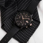 Lacoste Women's 12.12 Black Leather Watch | Watches Prime Lacoste Women's 12.12 Black Leather Watch | Watches Prime