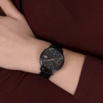 Lacoste Women's 12.12 Black Leather Watch | Watches Prime Lacoste Women's 12.12 Black Leather Watch | Watches Prime