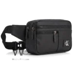Calvin Klein Black Multi-Zip Waist Bag | Watches Prime