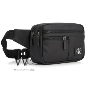 Calvin Klein Black Multi-Zip Waist Bag | Watches Prime