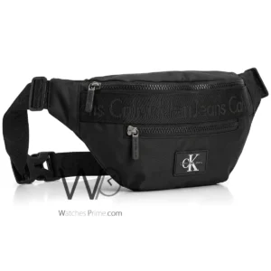 Calvin Klein Black Multi-Zip Waist Bag | Watches Prime