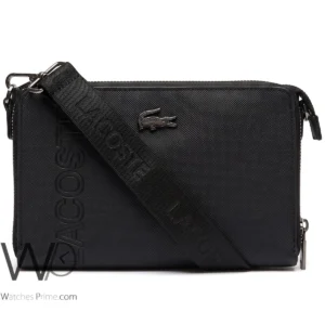 Lacoste Men's Triple Zip Crossbody Bag | Watches Prime