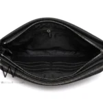 Lacoste Black Piqué Crossbody Bag & Clutch | Watches Prime