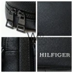 Tommy Hilfiger Men's Black Crossbody Bag | Watches Prime