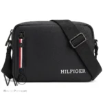 Tommy Hilfiger Men's Black Crossbody Bag | Watches Prime