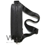 Tommy Hilfiger Men's Black Crossbody Bag | Watches Prime