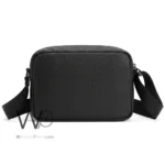 Tommy Hilfiger Black Pebbled Crossbody Bag | Watches Prime