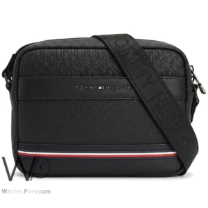 Tommy Hilfiger Navy Pebbled Crossbody Bag | Watches Prime
