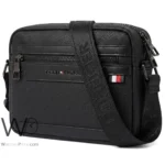 Tommy Hilfiger Men's Pebbled Crossbody Bag | Watches Prime