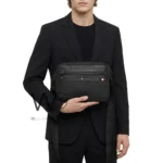 Tommy Hilfiger Men's Pebbled Crossbody Bag | Watches Prime