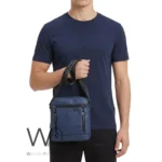 Calvin Klein Blue Matte Tech Crossbody Bag | Watches Prime
