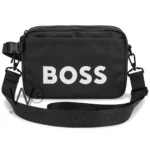 شنطة كروس بوس BOSS سوداء بجيوب متعددة | واتشز برايم