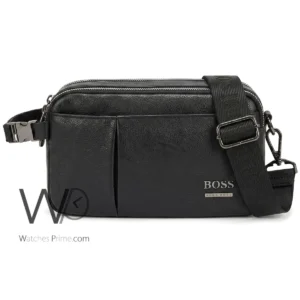 BOSS Men's Navy Blue Crossbody Bag | Watches Prime