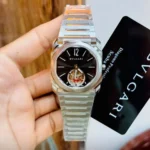 Bvlgari Men's Octo Black Dial Watch | Watches Prime