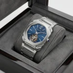 Bvlgari Men's Octo Blue Dial Watch | Watches Prime Bvlgari Men's Octo Blue Dial Watch | Watches Prime