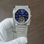 Bvlgari Men's Octo Blue Dial Watch | Watches Prime Bvlgari Men's Octo Blue Dial Watch | Watches Prime