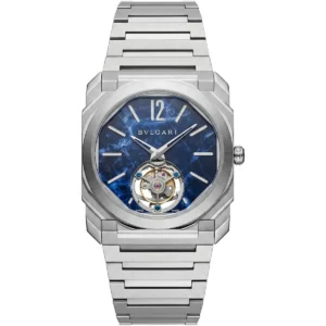 Bvlgari Men's Octo Black Dial Watch | Watches Prime