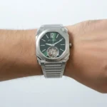 Bvlgari Men's Octo Green Dial Watch | Watches Prime