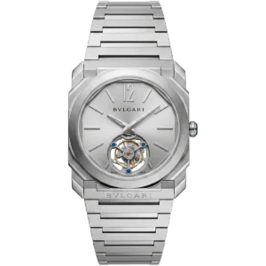 ساعة بلغاري Bvlgari رجالي أوكتو Octo بميناء فضي