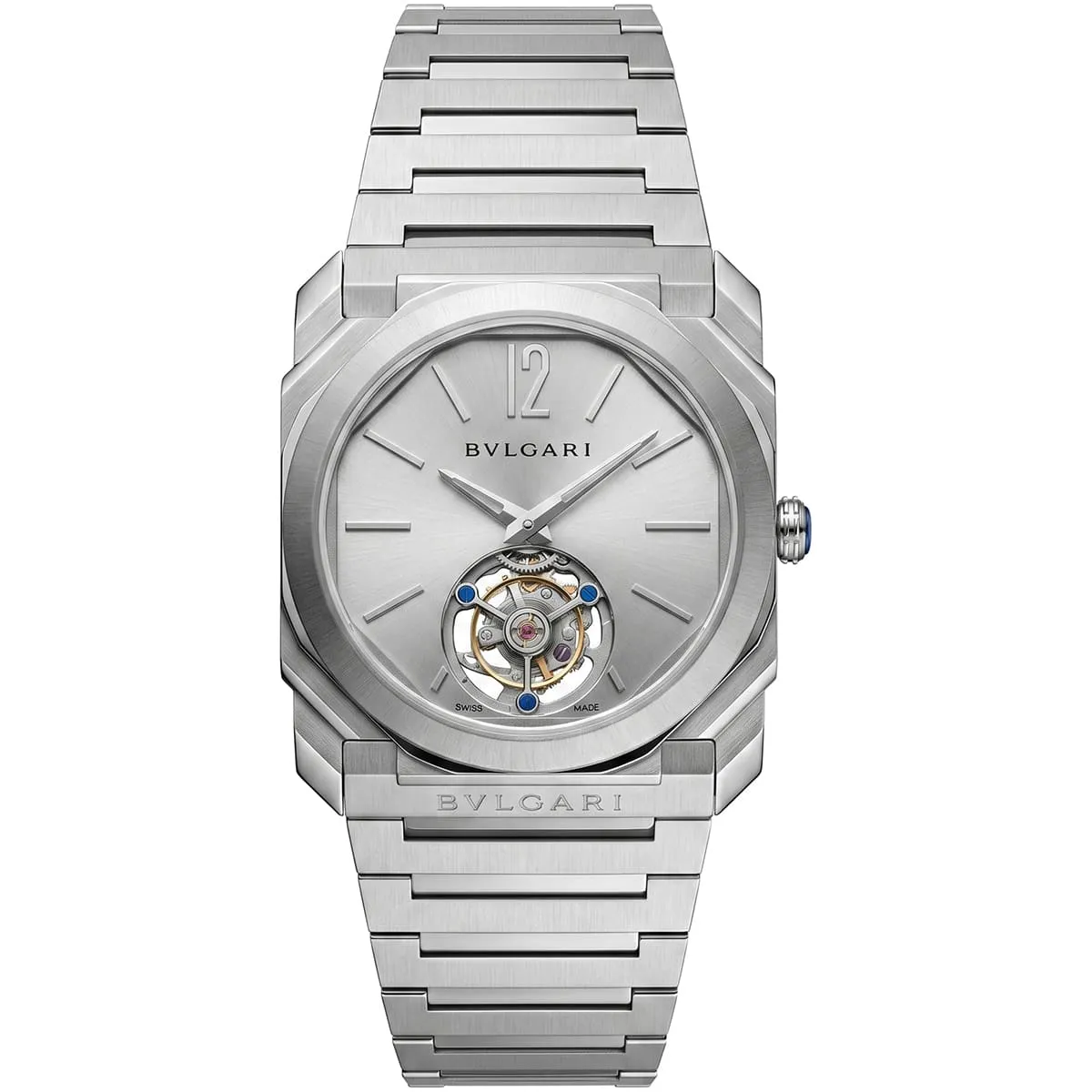 ساعة بلغاري Bvlgari رجالي أوكتو فضية | واتشز برايم ساعة بلغاري Bvlgari رجالي أوكتو فضية | واتشز برايم