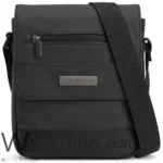 Calvin Klein Black Flap Crossbody Bag | Watches Prime