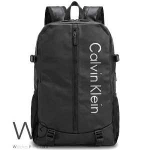 Calvin Klein Black Laptop Backpack with USB | Watches Prime