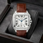 Cartier Men's White Dial Square Watch | Watches Prime