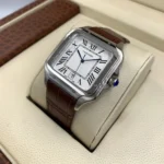 Cartier Men's White Dial Square Watch | Watches Prime