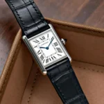 Cartier Men's Rectangular Silver Watch | Watches Prime Cartier Men's Rectangular Silver Watch | Watches Prime