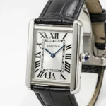 Cartier Men's Rectangular Silver Watch | Watches Prime Cartier Men's Rectangular Silver Watch | Watches Prime