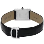 Cartier Men's Rectangular Silver Watch | Watches Prime Cartier Men's Rectangular Silver Watch | Watches Prime