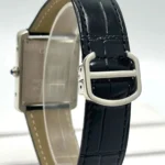 Cartier Men's Rectangular Silver Watch | Watches Prime Cartier Men's Rectangular Silver Watch | Watches Prime