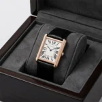 ساعة كارتييه Cartier رجالي ذهبي مستطيلة | واتشز برايم ساعة كارتييه Cartier رجالي ذهبي مستطيلة | واتشز برايم