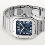 Cartier Men's Santos Automatic Blue Watch | Watches Prime Cartier Men's Santos Automatic Blue Watch | Watches Prime