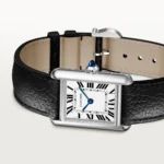 ساعة كارتييه Cartier رجالي مستطيلة فضي | واتشز برايم ساعة كارتييه Cartier رجالي مستطيلة فضي | واتشز برايم