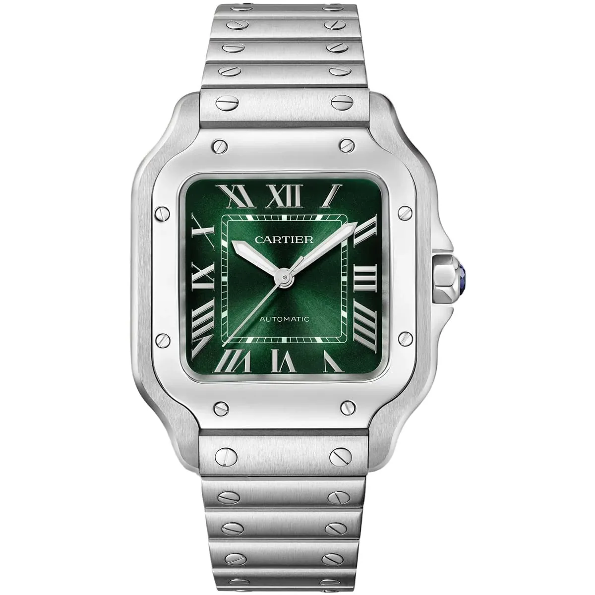 Cartier Men's Square Green Dial Watch | Watches Prime Cartier Men's Square Green Dial Watch | Watches Prime
