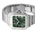 Cartier Men's Square Green Dial Watch | Watches Prime Cartier Men's Square Green Dial Watch | Watches Prime
