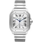 Cartier Men's Square White Dial Watch | Watches Prime