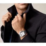 Cartier Men's Square White Dial Watch | Watches Prime