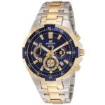 Casio Edifice EFR-554 Men's Blue Gold Watch | Watches Prime