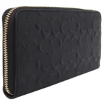 COACH Women's Black Signature Zip Wallet F53834 | Watches Prime COACH Women's Black Signature Zip Wallet F53834 | Watches Prime