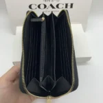 COACH Women's Black Signature Zip Wallet F53834 | Watches Prime COACH Women's Black Signature Zip Wallet F53834 | Watches Prime