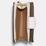 COACH Signature Khaki White Medium Wallet C8741 | Watches Prime COACH Signature Khaki White Medium Wallet C8741 | Watches Prime