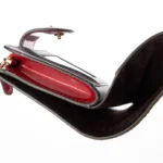 COACH Red Patent Leather Zip Wallet CV414 | Watches Prime