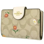 COACH Women's Signature Bifold Wallet CH480 | Watches Prime