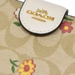 COACH Women's Signature Bifold Wallet CH480 | Watches Prime