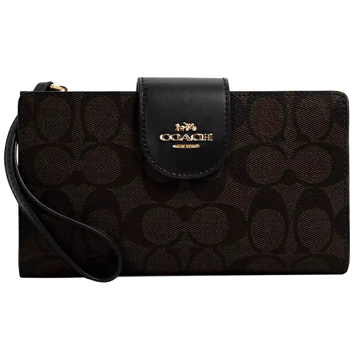 COACH Women's Signature Phone Wallet C2874 | Watches Prime COACH Women's Signature Phone Wallet C2874 | Watches Prime