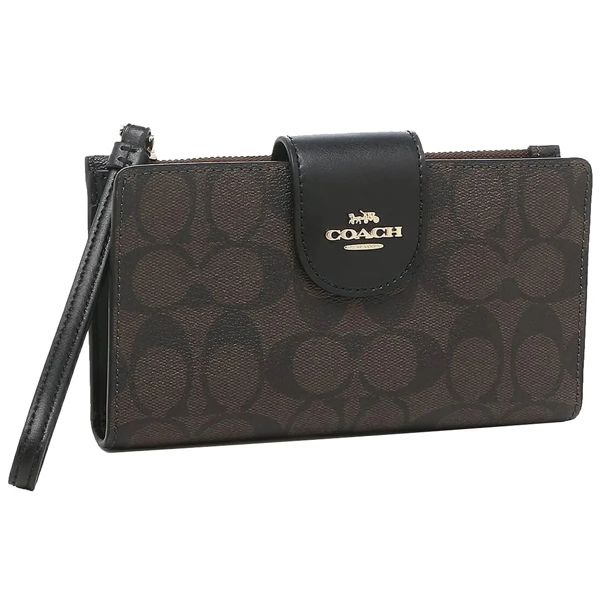 COACH Women's Signature Phone Wallet C2874 | Watches Prime COACH Women's Signature Phone Wallet C2874 | Watches Prime