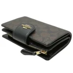 COACH Signature Walnut Black Zip Wallet CW786 | Watches Prime COACH Signature Walnut Black Zip Wallet CW786 | Watches Prime
